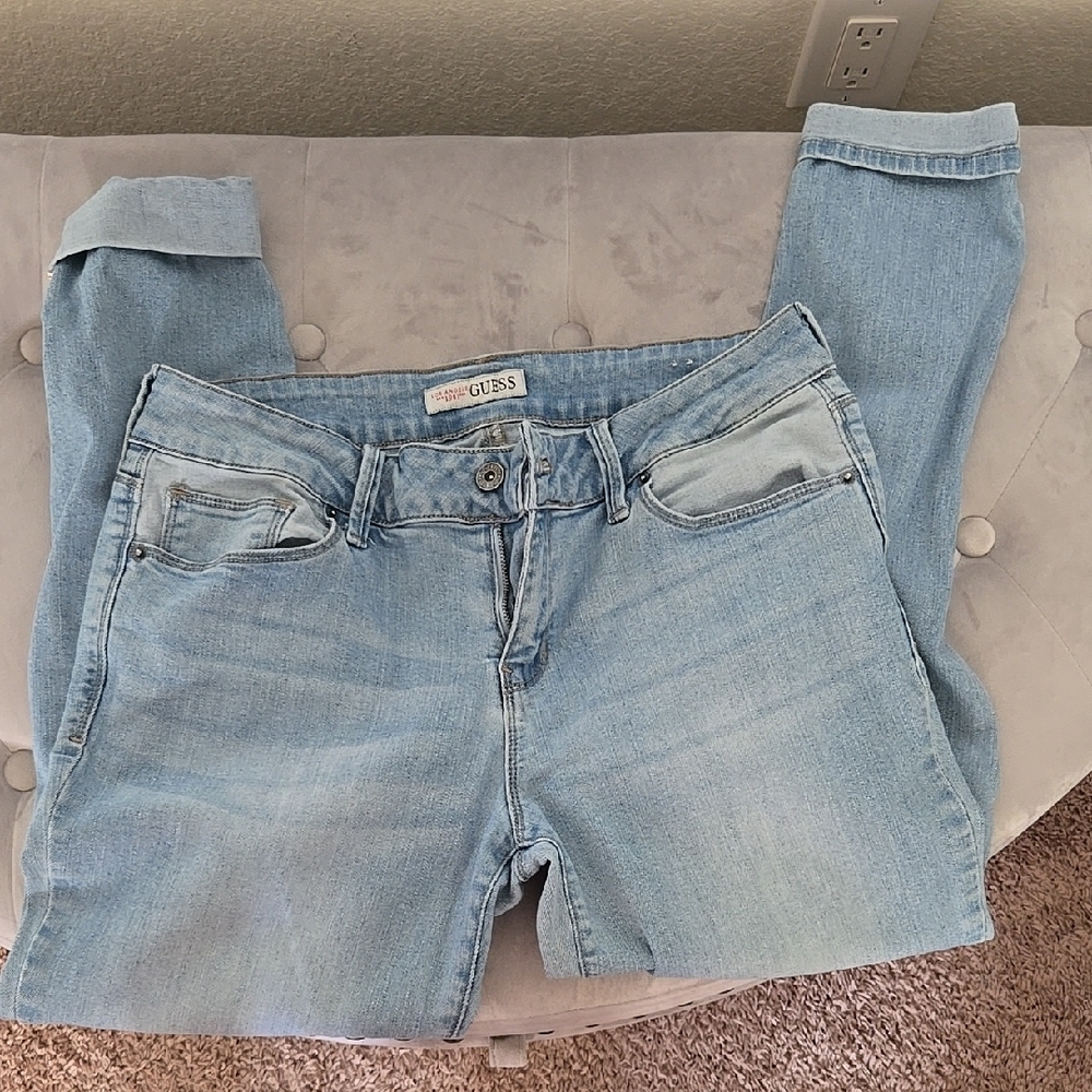 Guess Light Blue Women's Jeans - Picture 2 of 5